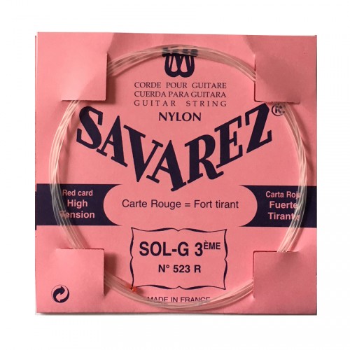 SAVAREZ 523R DETAIL CLASSIQUE SOL 3EME - Cordes détail guitare