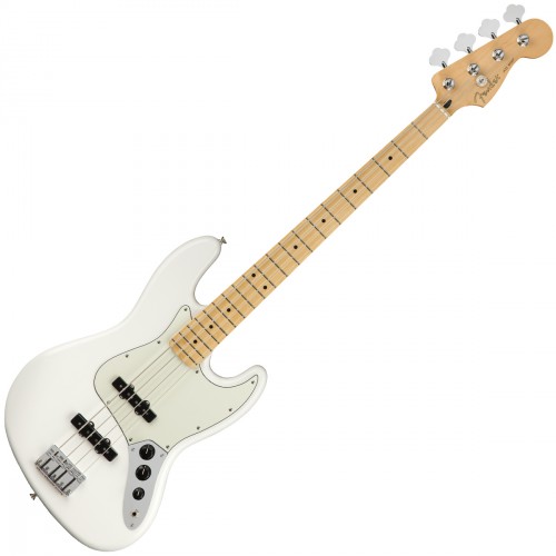 FENDER PLAYER JAZZ BASS POLAR WHITE MN