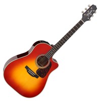 Photo TAKAMINE CP6SSDC DREADNOUGHT CUTAWAY ELECTRO GLOSS CHERRY SUNBURST