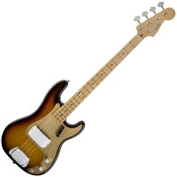 Photo FENDER AMERICAN VINTAGE '58 PRECISION BASS FADED 3-COLOR SUNBURST MN