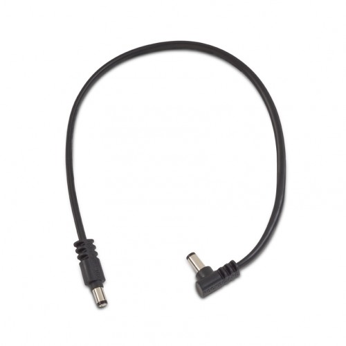 ROCKBOARD FLAT POWER CABLE COUDÉ/DROIT 30 CM - BLACK