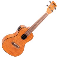 Photo KALA KA-CEME CONCERT EXOTIC MAHOGANY W/ EQ