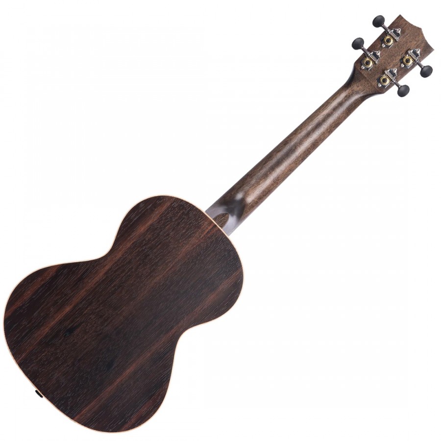 Kala Striped Ebony Tenor Ukulele With EQ & Tuner – Beautiful Grain, Professional Sound