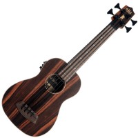 Kala U.Bass Striped Ebony w/Eq