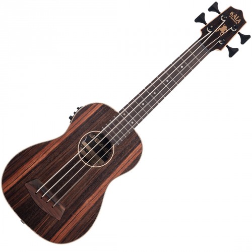 KALA U.BASS STRIPED EBONY W/EQ RW