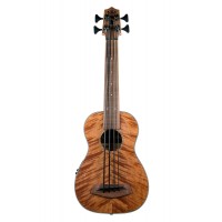 Photo KALA U.BASS EXOTIC MAHOGANY FRETLESS W/EQ