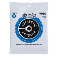 MARTIN AUTHENTIC ACOUSTIC SP PHOSPHOR BRONZE (PACK DE 3 JEUX)