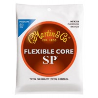 Photo MARTIN MFX750 SP FLEXIBLE CORE 92/8 PHOSPHOR BRONZE MEDIUM 13/56