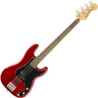 Photo SQUIER VINTAGE MODIFIED PRECISION BASS PJ CANDY APPLE RED LAUREL