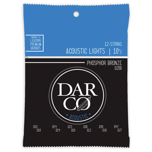 DARCO D200 ACOUSTIC PHOSPHOR BRONZE 12 CORDES 10/47