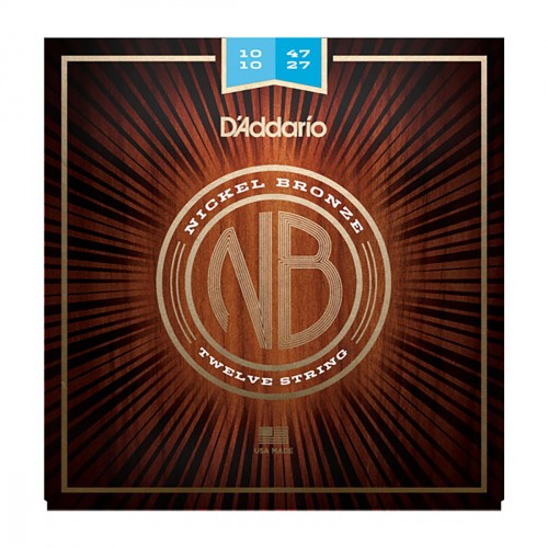 D'ADDARIO NB1047-12 NICKEL BRONZE 12 CORDES LIGHT 10-47