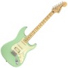 Photo FENDER AMERICAN PERFORMER STRATOCASTER HSS SATIN SURF GREEN MN