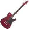 Photo FENDER TELECASTER THINLINE JA-90 JIM ADKINS CRIMSON TRANSPARENT