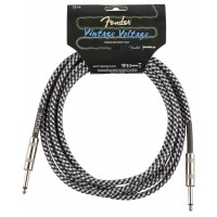 Photo FENDER FSR VINTAGE VOLT CABLES 3,65 M GREY TWEED