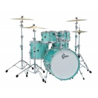 Photo GRETSCH DRUMS RENOWN MAPLE 2016 NOUVEAU MODÈLE TURQUOISE PREMIUM SPARKLE