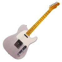 Photo FENDER '57 TELECASTER JOURNEYMAN RELIC MAPLE NECK WHITE BLONDE