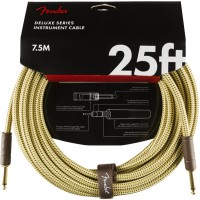 FENDER CABLE DELUXE SERIES INSTRUMENT TWEED 7.5 M DROIT/DROIT