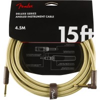 Photo FENDER CABLE DELUXE SERIES INSTRUMENT TWEED DROIT/COUDE 4.5M