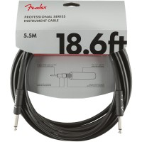 Photo FENDER CABLE PROFESSIONAL SERIES INSTRUMENT BLACK 5.5 M DROIT/DROIT