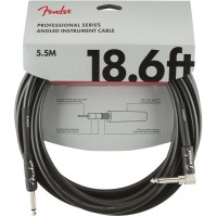 Photo FENDER CABLE PROFESSIONAL SERIES INSTRUMENT BLACK 5.5 M DROIT/COUDÉ
