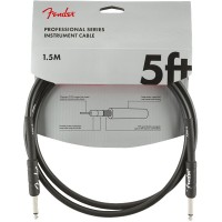 Photo FENDER CABLE PROFESSIONAL SERIES INSTRUMENT BLACK 1.5 M DROIT/DROIT