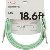 Photo FENDER CABLE ORIGINAL SERIES INSTRUMENT SURF GREEN 5.5 M DROIT/DROIT