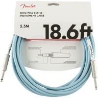 FENDER CABLE ORIGINAL SERIES INSTRUMENT DAPHNE BLUE 5.5 M DROIT/DROIT