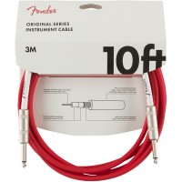 FENDER CABLE ORIGINAL SERIES INSTRUMENT FIESTA RED 3 M DROIT/DROIT