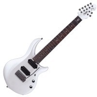 Photo STERLING BY MUSIC MAN JOHN PETRUCCI MAJ170X PEARL WHITE