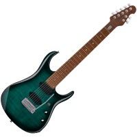 Photo STERLING BY MUSIC MAN JOHN PETRUCCI JP157 FLAME MAPLE TEAL