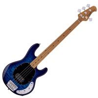 Photo STERLING BY MUSIC MAN RAY34 QUILTED MAPLE NEPTUNE BLUE