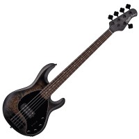 Photo STERLING BY MUSIC MAN STINGRAY RAY35PB TRANSPARENT BLACK SATIN