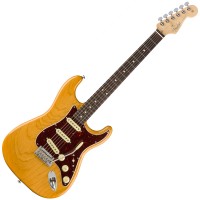 Photo FENDER AMERICAN PRO STRATOCASTER 2019 LIGHTWEIGHT ASH AGED NATURAL