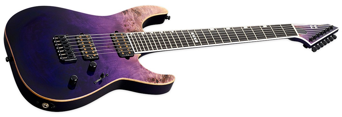 E-Ⅱ M-Ⅱ 7NT HS / Purple Natural Fade ESP E-II M-II 7 NT Purple Natural Fade - Guitare électrique