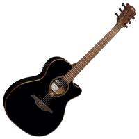 LAG T118ASCE-BLK Auditorium Slim Cutaway Electro Black