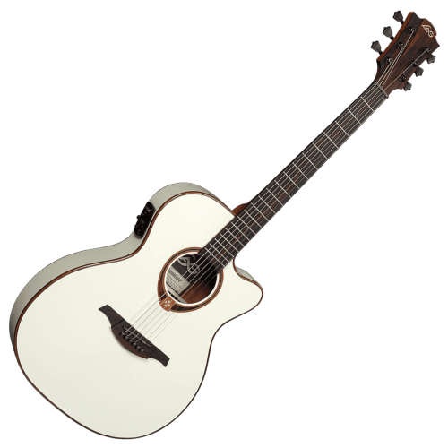 LAG T118ASCE-IVO AUDITORIUM SLIM CUTAWAY ELECTRO IVORY