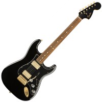 Photo FENDER LIMITED EDITION MAHOGANY BLACKTOP STRAT BLACK