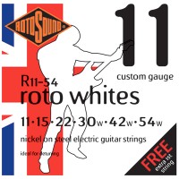 Rotosound R11-54 Roto Whites Nickel Custom 11/54