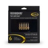 Photo ROCKBOARD PLUGS POUR PATCHWORKS SOLDERLESS X6 GOLD
