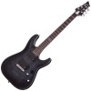 Photo Schecter C-1 Platinum See Thru Black Satin