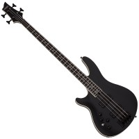 Schecter SLS Elite-4 Evil Twin Satin Black Gaucher