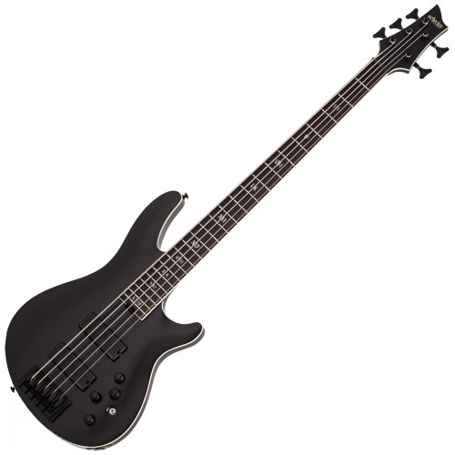 SCHECTER SLS ELITE-5 EVIL TWIN SATIN BLACK