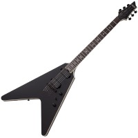 Schecter SLS Elite V-1 Evil Twin Satin Black