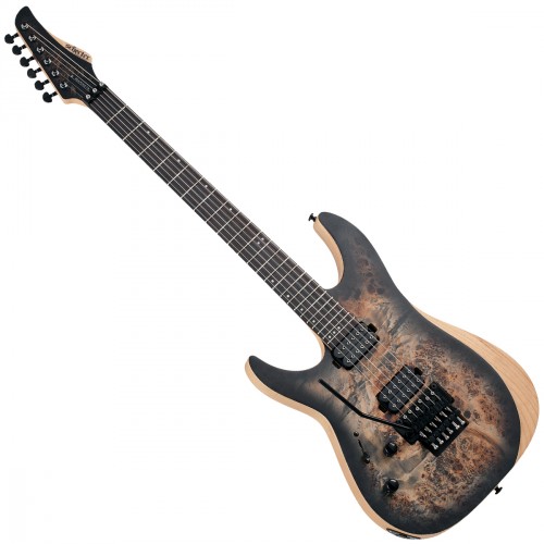 SCHECTER REAPER-6 FR LH - SATIN CHARCOAL BURST