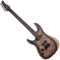 Schecter Reaper-6 LH - Satin Charcoal Burst