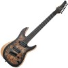 Photo SCHECTER REAPER-7 MULTISCALE - SATIN CHARCOAL BURST