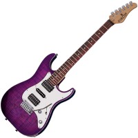 Photo SCHECTER SUNSET CUSTOM USA PRODUCTION ELECTRIC MAGENTA ROSEWOOD