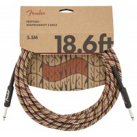 FENDER CABLE SERIES FESTIVAL INSTRUMENT RAINBOW DROIT/DROIT