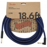 Fender Cable Series Festival Instrument Blue Dream 5.5 M Droit/Coud