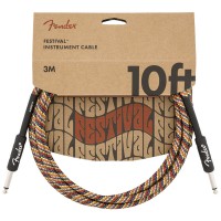 FENDER CABLE SERIES FESTIVAL INSTRUMENT RAINBOW DROIT/DROIT